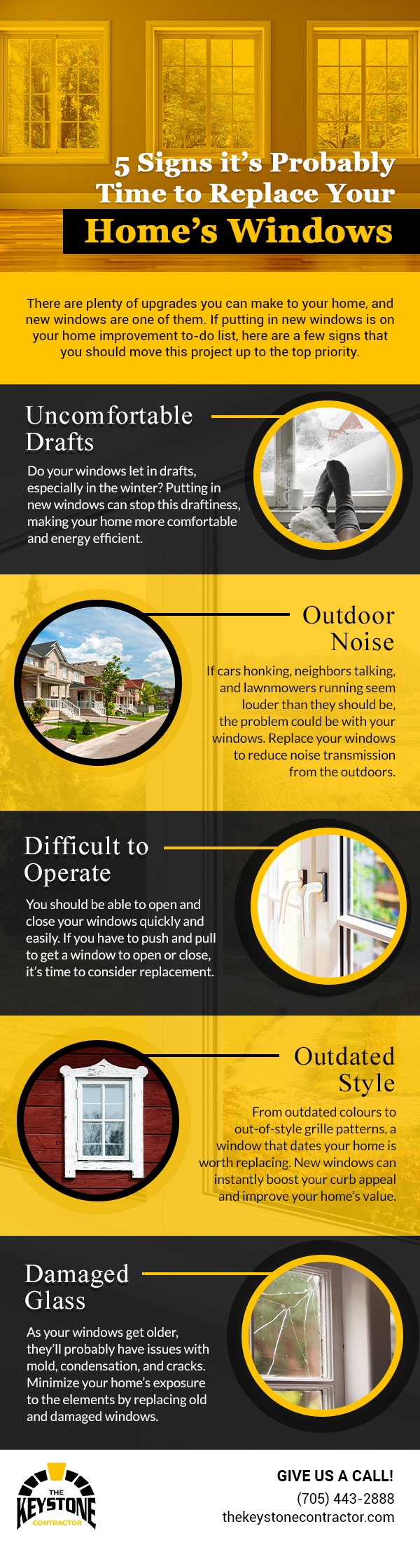 5 signs it's time to replace your home's windows